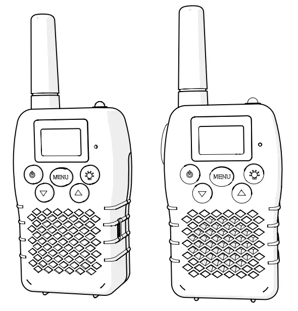nedis WLTK1000BK Walkie Talkie