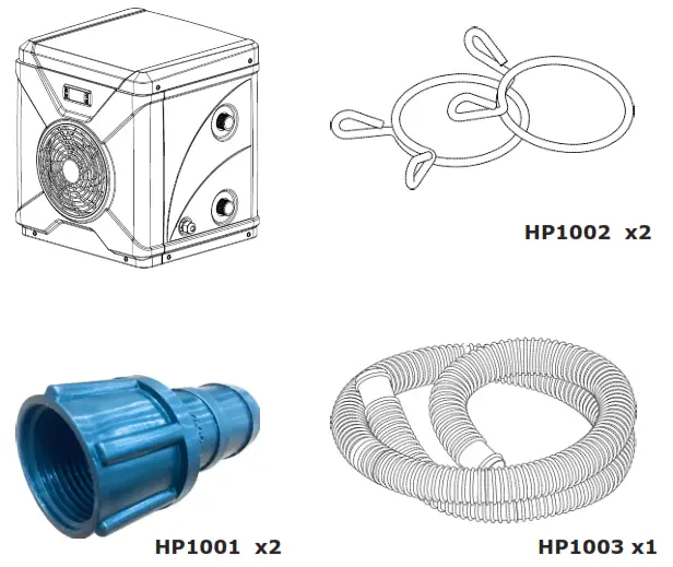 EXIT TOYS Swimming Pool Mini Heat Pump - Part reference
