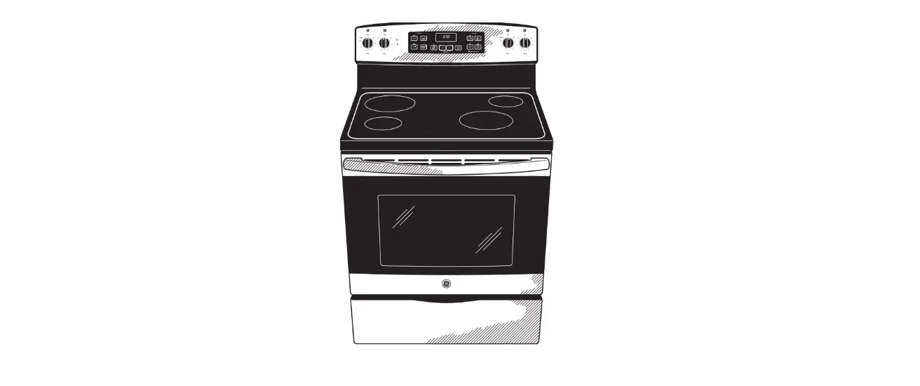 Ge Appliances Jb625rk 30 Inch Free-standing Electric Range Instruction Manual
