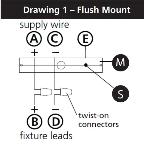 HINKLEY 83207 Lacquered Brass 1 Light Pendant - Flush Mount