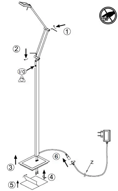 Paul Neuhaus-827116 LED-Floor-Lamp-3
