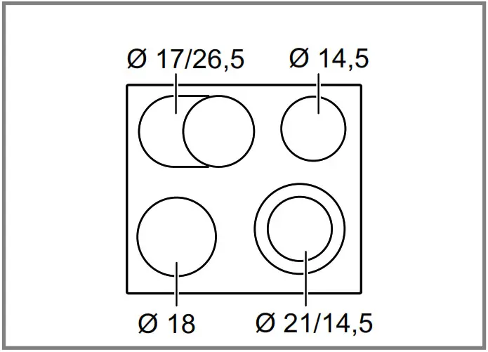 Constructa CA323255 Electric Hob