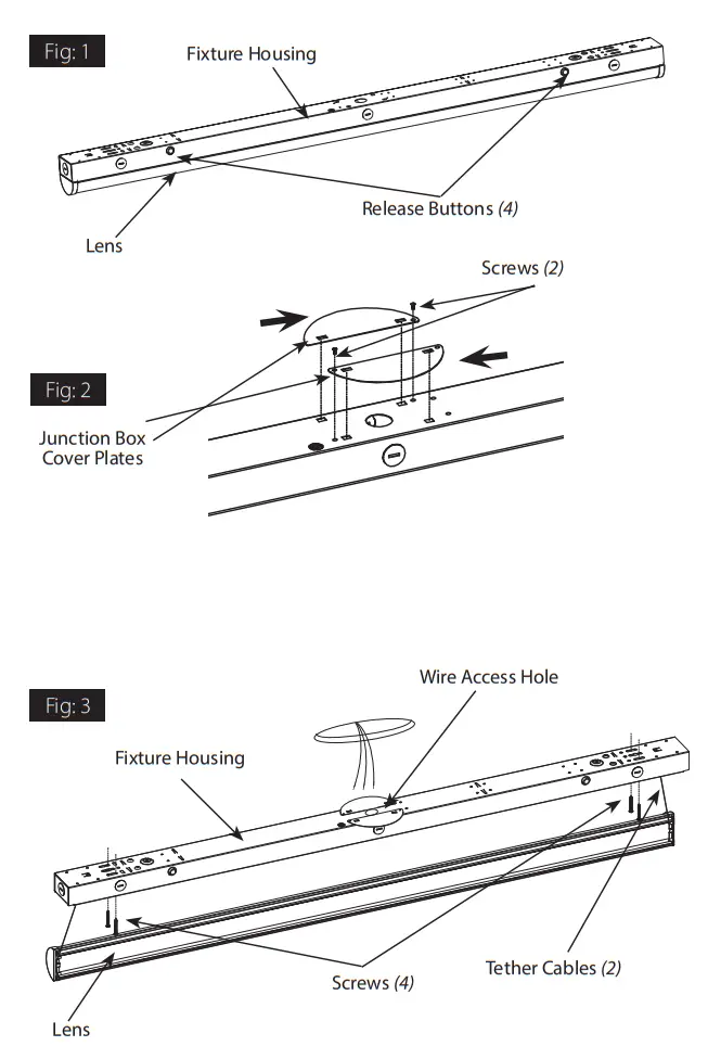 RAB SR2 24 Inch Field Adjustable Strip-fig1