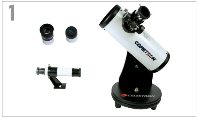 CELESTRON 21023 FirstScope 76 Tabletop Telescope - fig 2