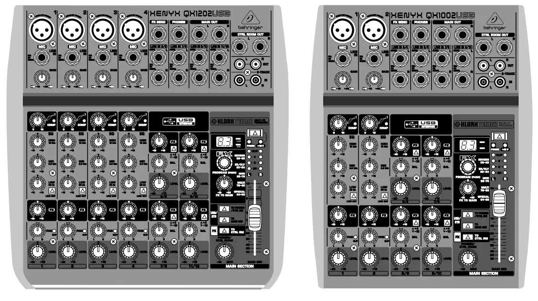 behringer XENYX Premium nput 2-Bus Mixer