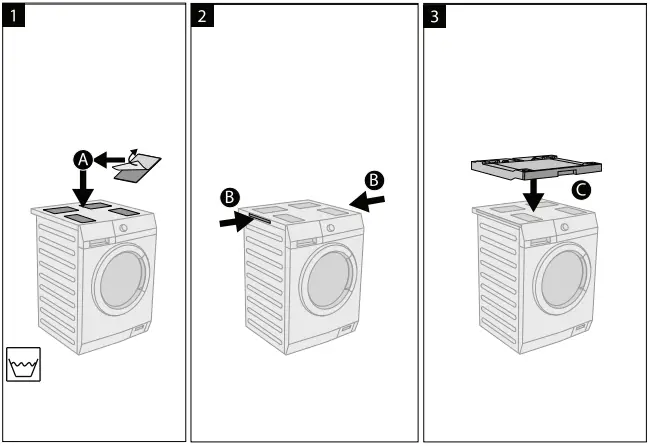 Electrolux SKP11GW3 Washing Machine and Dryer Stacking Kit-fig5