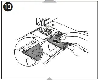 Preparing the bobbin thread
