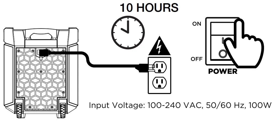ION Highlander High-Power All-Weather Bluetooth Portable Speaker - Fig 1
