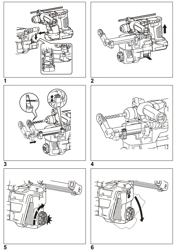 makita DX16 Dust Collection 1