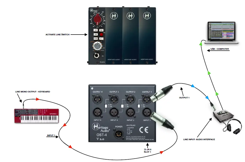Heritage Audio 73 JR II Mono Mic-Line Preamp 5
