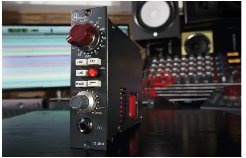Heritage Audio 73 JR II Mono Mic-Line Preamp 8