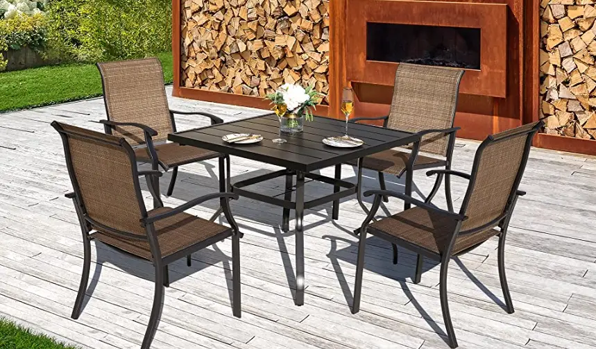 Nuu Garden Ds001 Textilene Dining Chair Instruction Manual