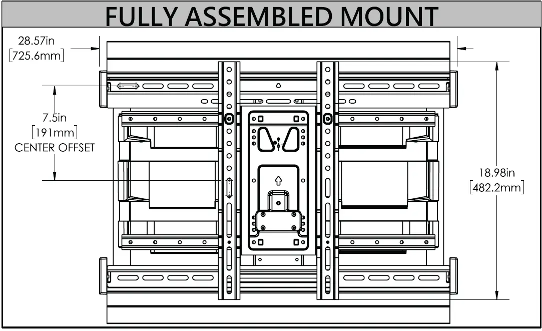 SANUS VLFS820-B2 TV Bracket Wall Mount 15