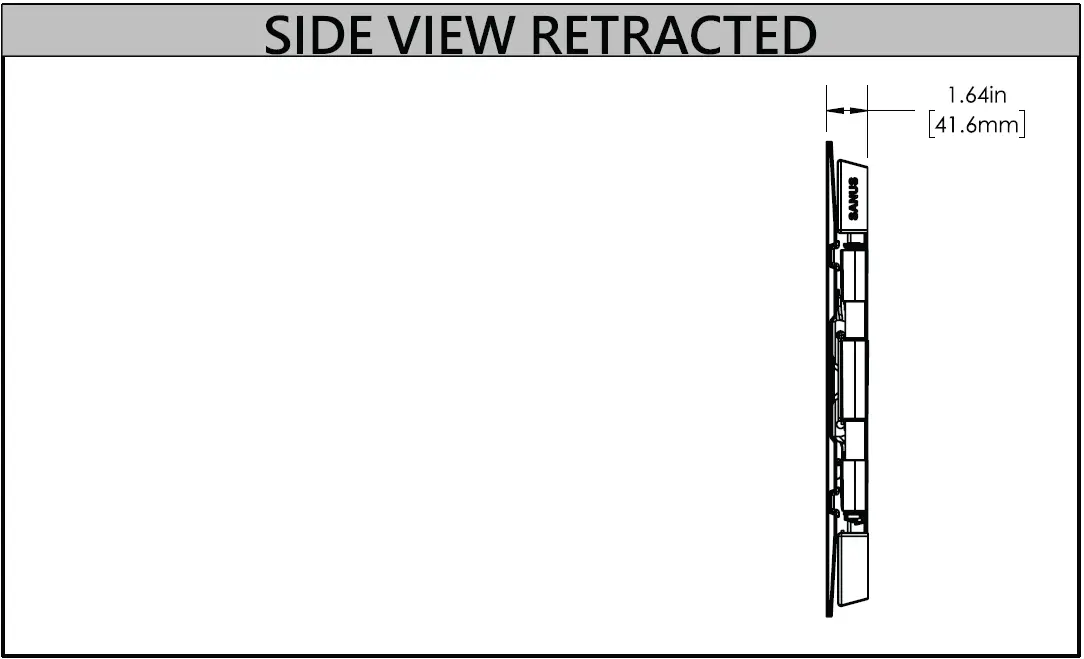 SANUS VLFS820-B2 TV Bracket Wall Mount 20