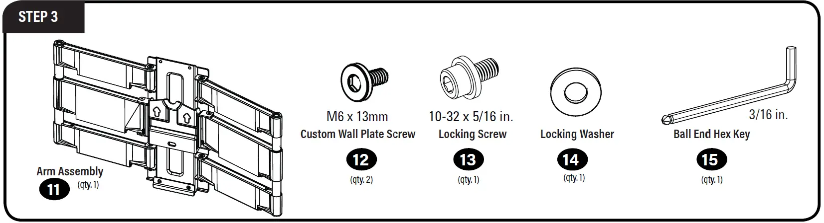 SANUS VLFS820-B2 TV Bracket Wall Mount 26