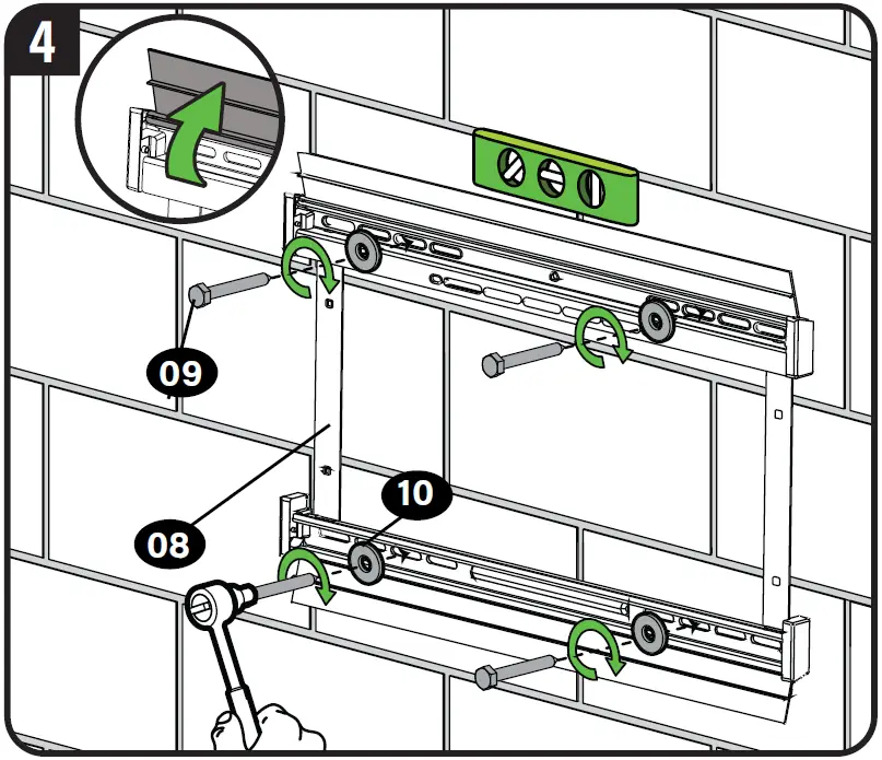 SANUS VLFS820-B2 TV Bracket Wall Mount 43