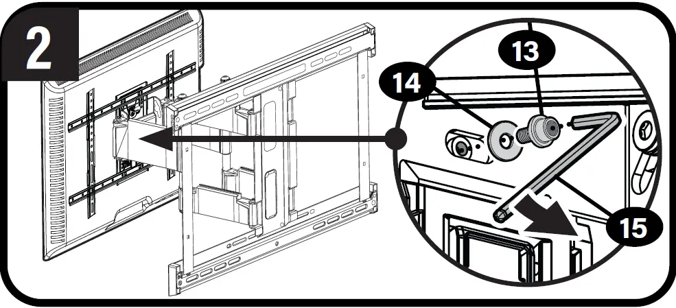 SANUS VLFS820-B2 TV Bracket Wall Mount 59