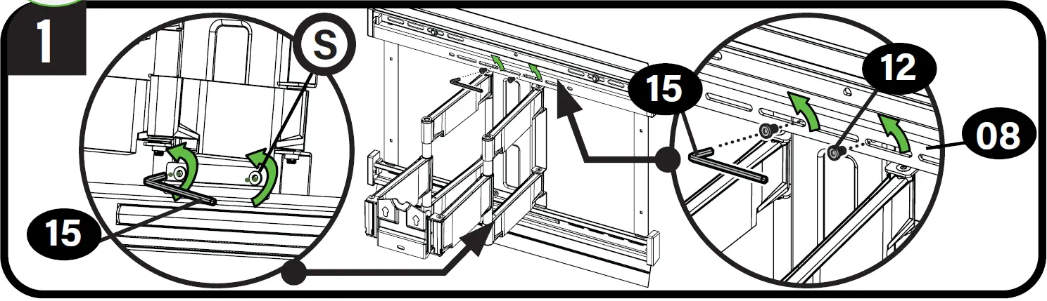 SANUS VLFS820-B2 TV Bracket Wall Mount 62