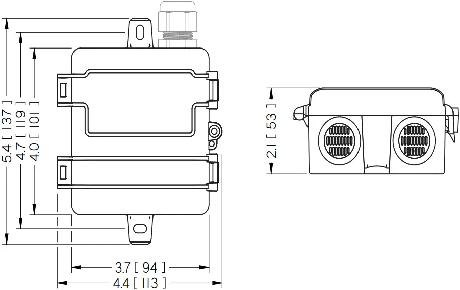 SENVA TGM-ACX-A - DIMENSIONS 1