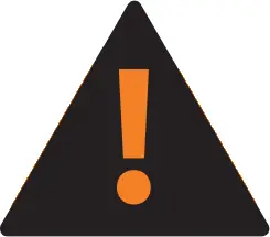 SENVA TGM-ACX-A - WARNING