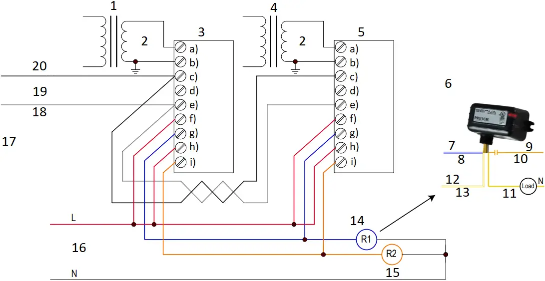 SENVA TGM-ACX-A - WIRING EXAMPLES 1