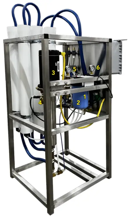 NATIONAL PRIDE NPRO12000S Reverse Osmosis System - SYSTEM LAYOUT2