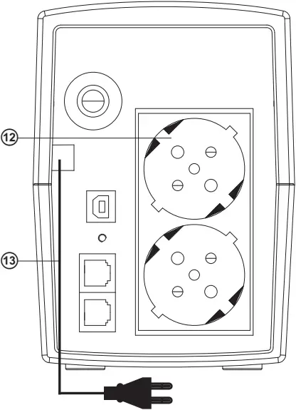 SVEN Pro 650 - UPS Front Panel 3