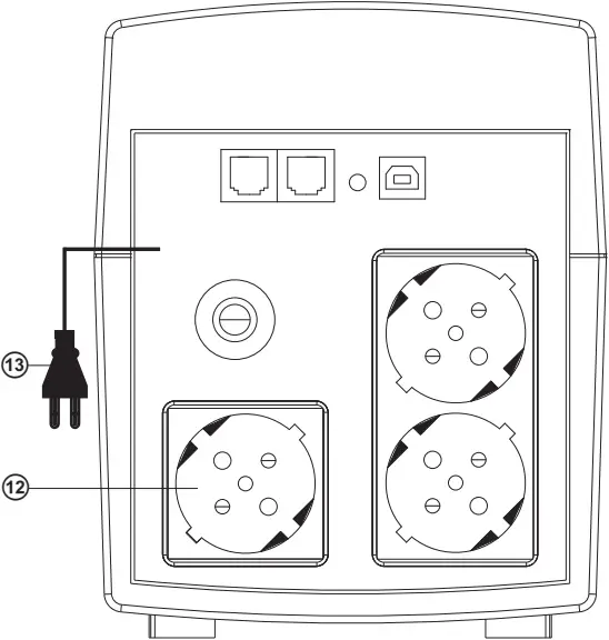 SVEN Pro 650 - UPS Front Panel 6
