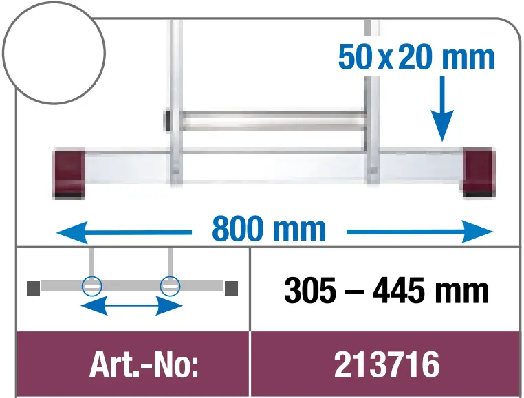 KRAUSE D560032 Spare Stabiliser - figure 1
