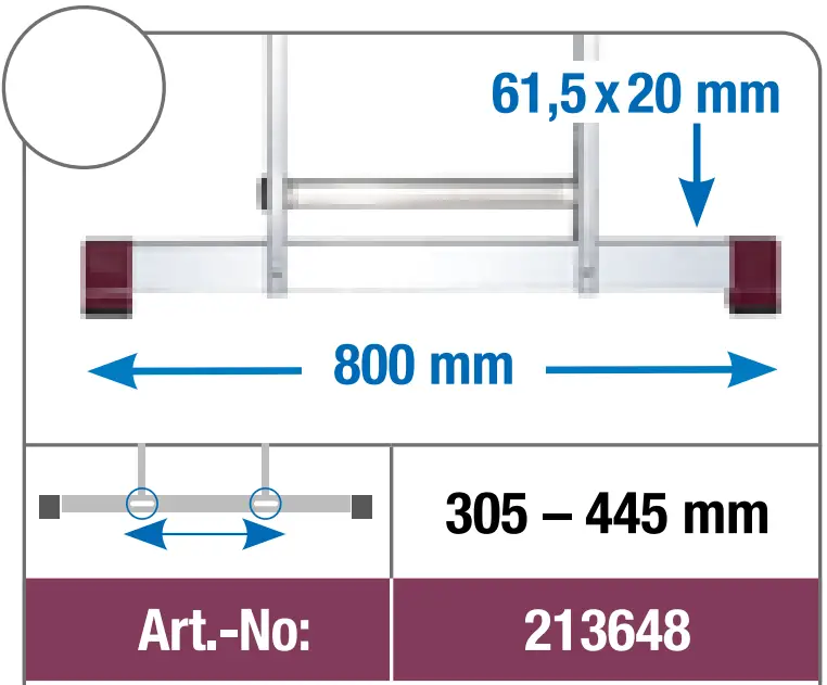 KRAUSE D560032 Spare Stabiliser - figure 3