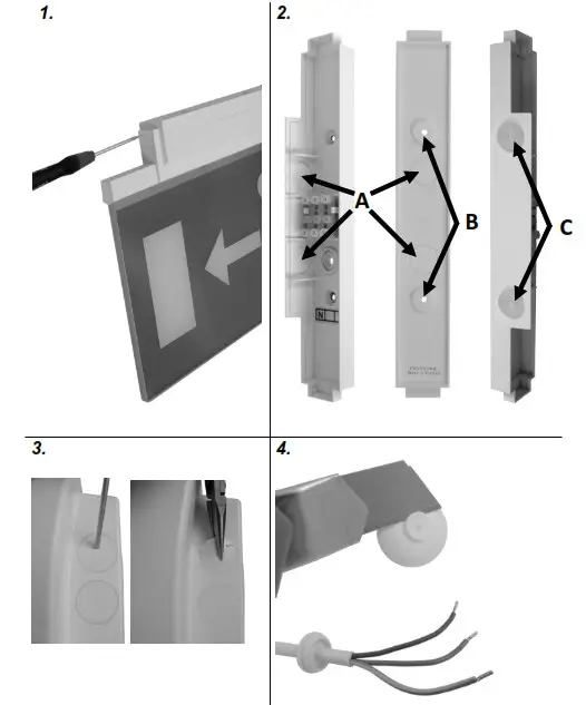 TEKNOWARE TWT S81 29 Emergency Light - INSTALLATION IMAGES