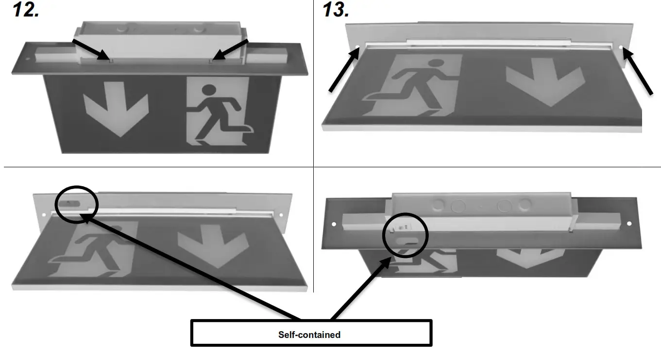 TEKNOWARE TWT S81 29 Emergency Light - INSTALLATION IMAGES3