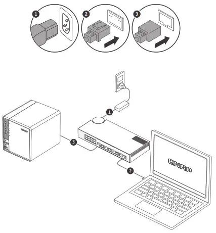 QNAP QSW-M408 Series-Hardware Installation