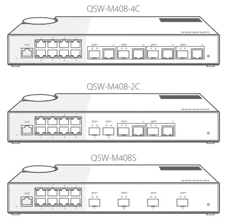 QNAP QSW-M408 Series-Package Contents1