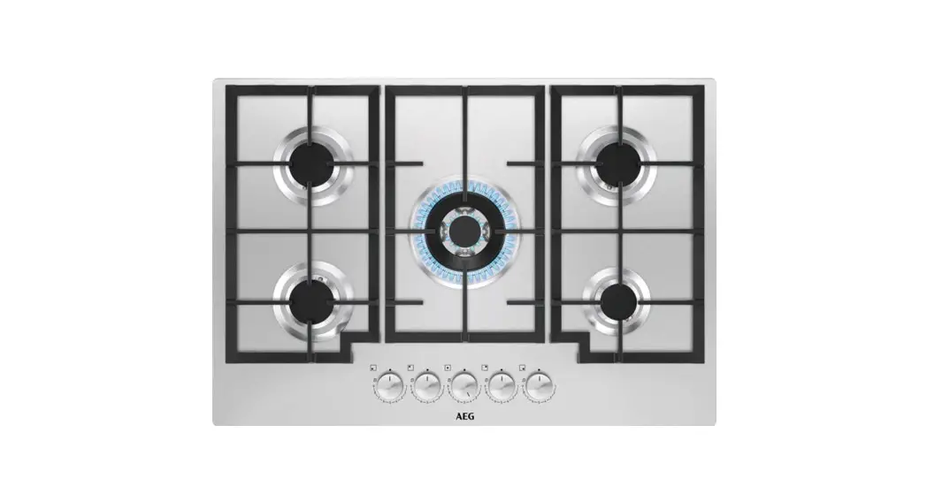 Aeg Hgb75301um Ultra Flat Gas Hob User Manual