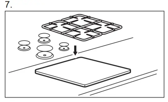 AEG HGB75301UM Ultra Flat Gas Hob -figure 14