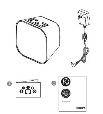 PHILIPS R4406 Clock Radio 4000 Series fig 1