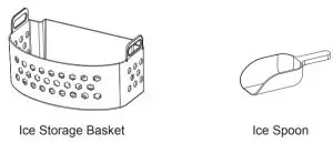 Lifeplus Portable Household Ice Maker - ACCESSORIES