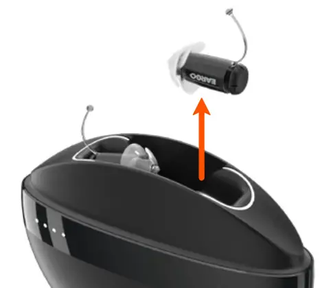 EARGO 5 Smart Hearing Aids - REMOVE FROM CHARGER 1