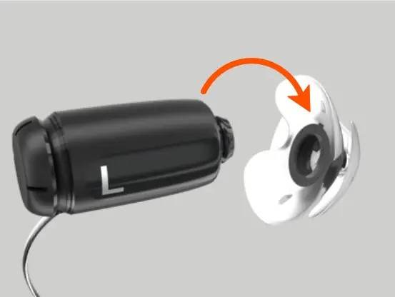 EARGO 5 Smart Hearing Aids - REMOVE THE PETALS 1