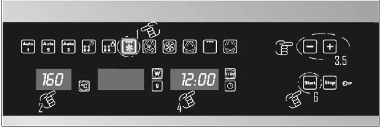 saco PMC355SS Baumatic Fan Oven-Grill with fan