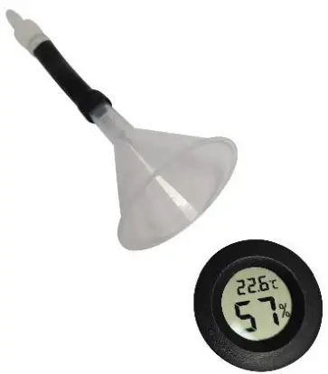 WatchGas BAT 1 2 3 Breathing Air Quality Test Kit - HYGRO THERMOMETER