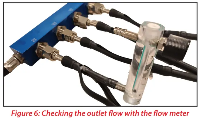 WatchGas BAT 1 2 3 Breathing Air Quality Test Kit - flow meter