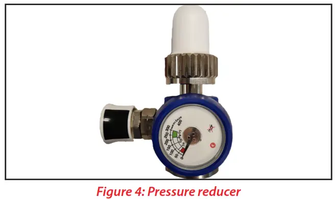WatchGas BAT 1 2 3 Breathing Air Quality Test Kit - pressure reducer1