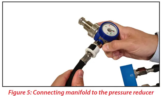 WatchGas BAT 1 2 3 Breathing Air Quality Test Kit - pressure reducer2