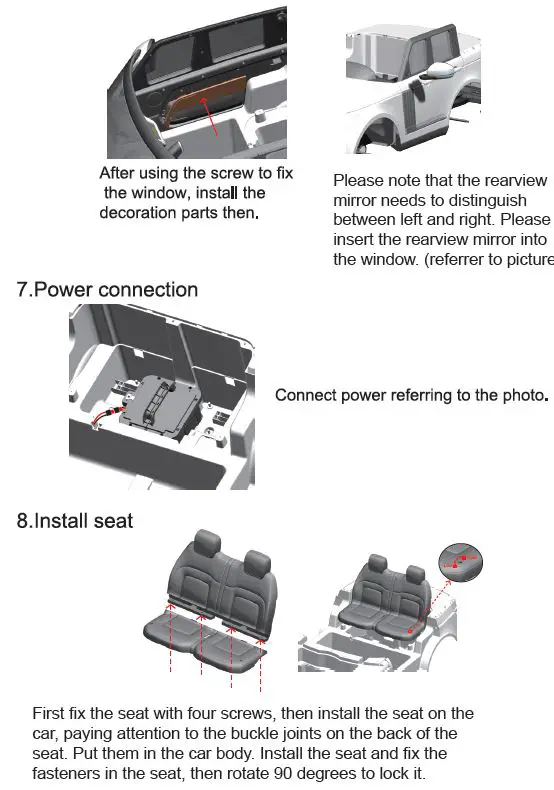 COSTWAY TQ10018 Childrens Ride On Fig008