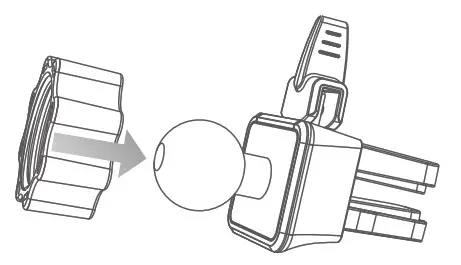 POWERQI LC24 Fast Wireless Car Charger- Charger