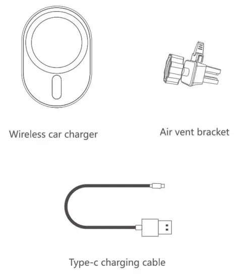 POWERQI LC24 Fast Wireless Car Charger- Wireless Car Charg