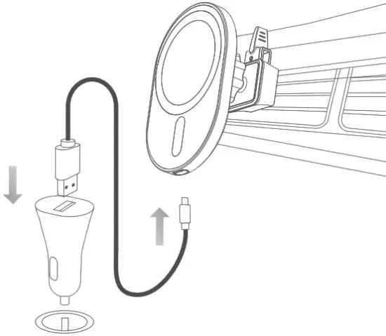 POWERQI LC24 Fast Wireless Car Charger- Wireless Car bal