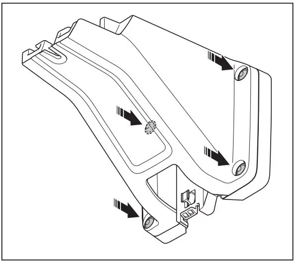 Husqvarna 970 46 82-03 EPOS Reference Station User Manual - Install the reference station on the wall with 4 Screws